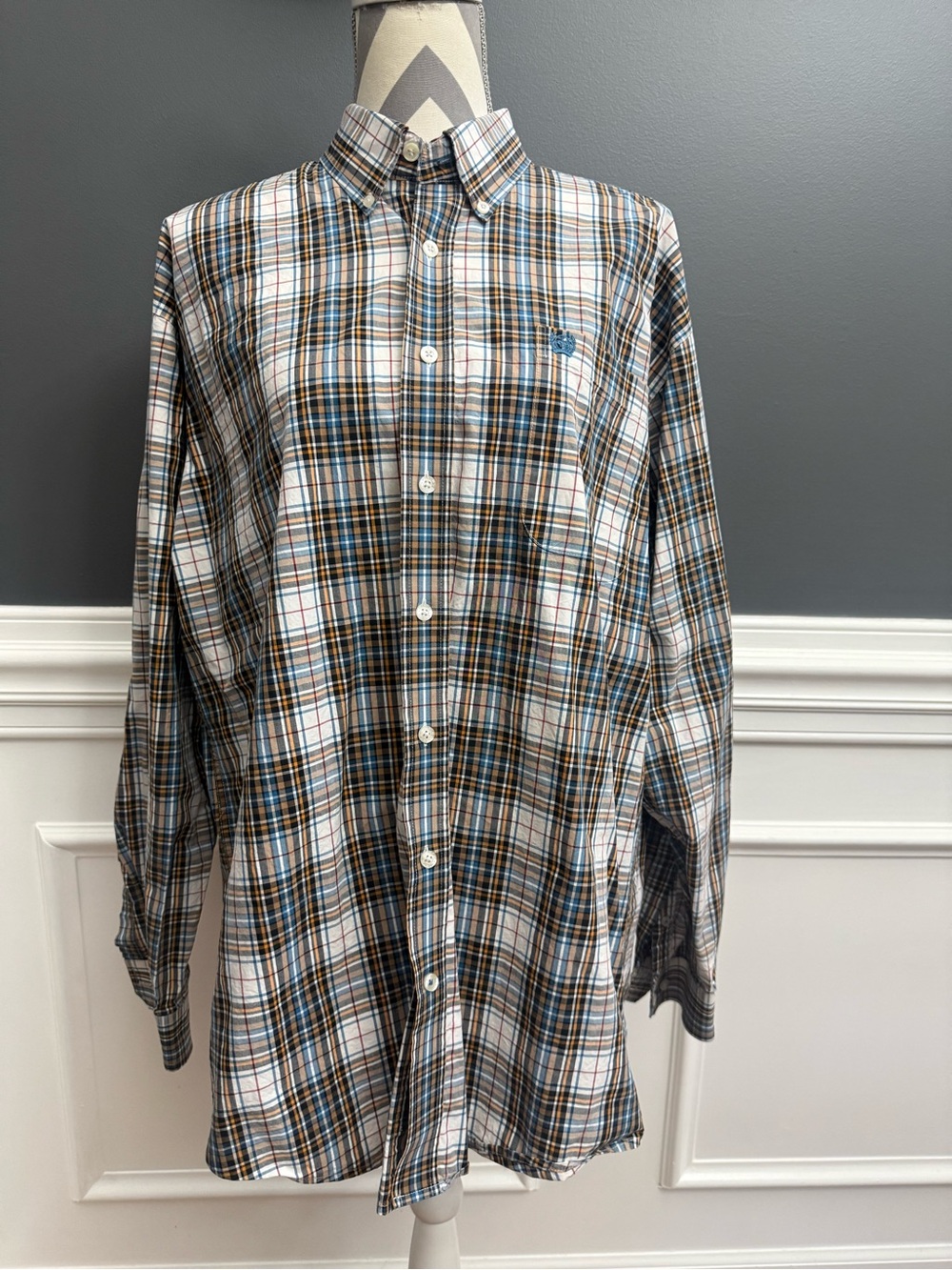 Cinch button down western shirt size large men
